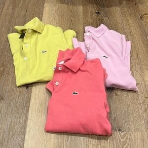 Lacoste polo shirts size 38